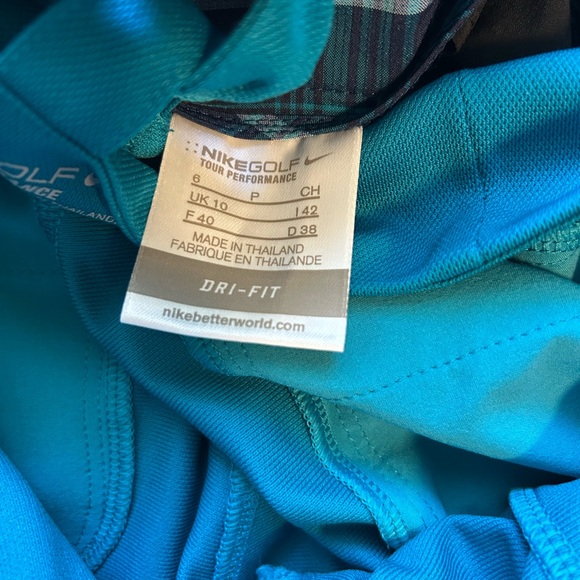 Nike Golf Tour Performance Dri-Fit Plaid Skort & Shorts Set Size 6 Resort Wear - Picture 8 of 13